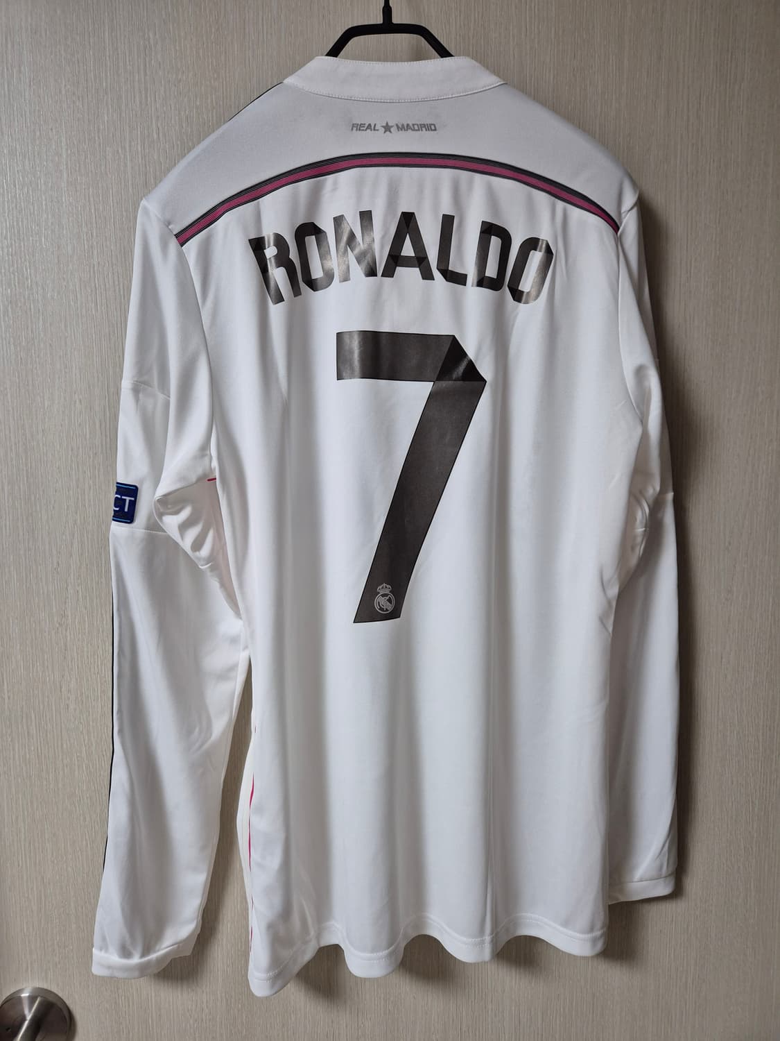 (정품) 아디다스 레알 마드리드 14 15 홈 호날두 긴팔 유니폼 100 상품이미지2
