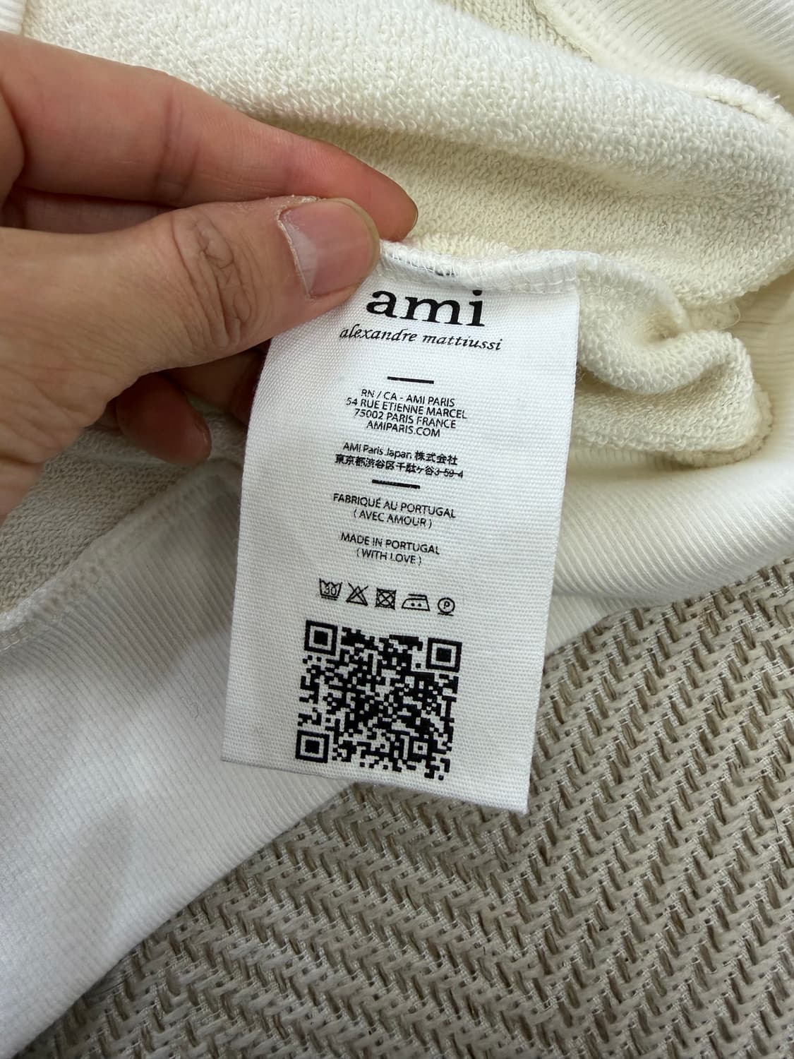 정품) 아미 신형 스몰 하트 로고 맨투맨 M  상품이미지8