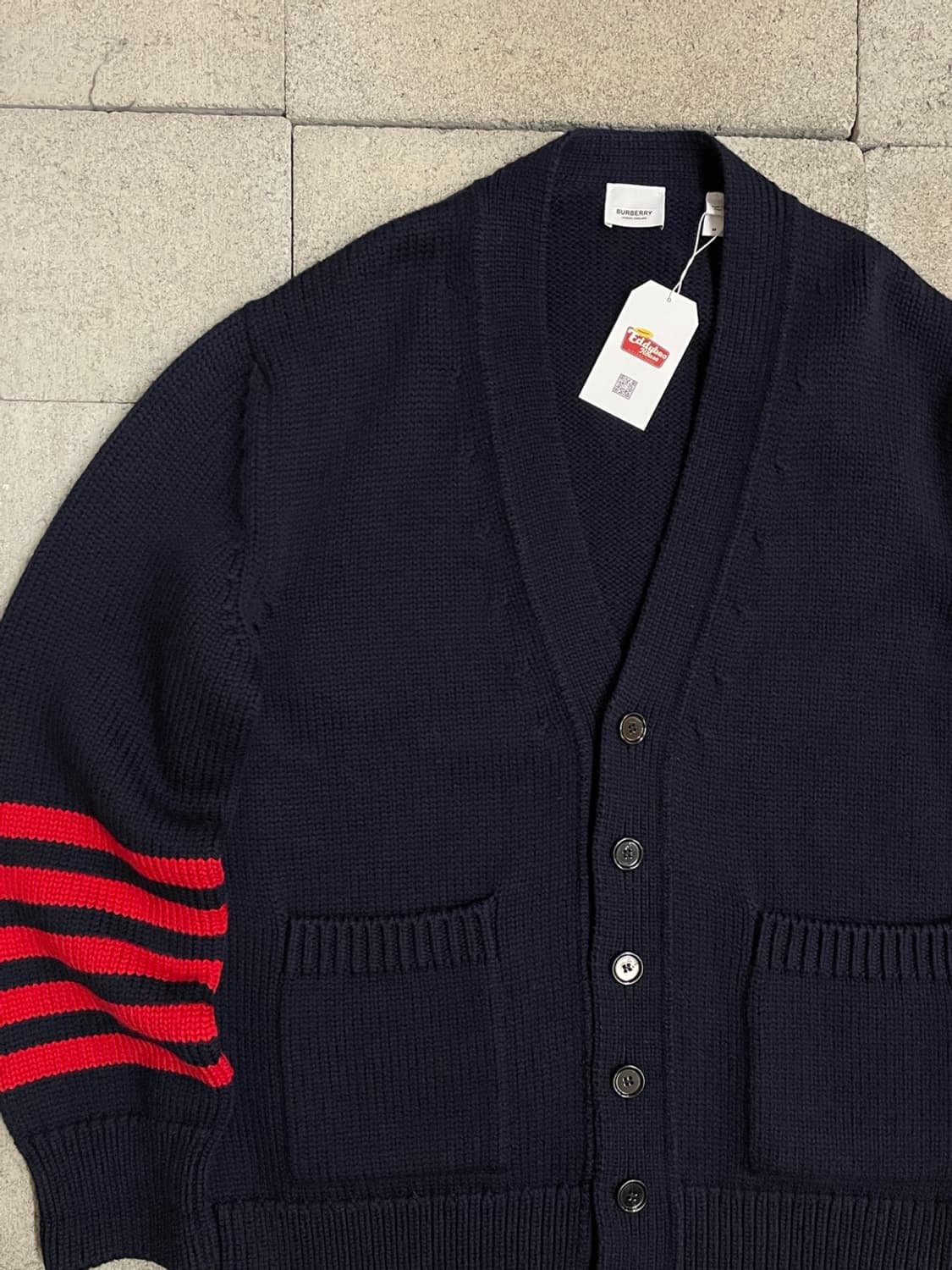 버버리 스트라이프 포인트 울 가디건 상품이미지2