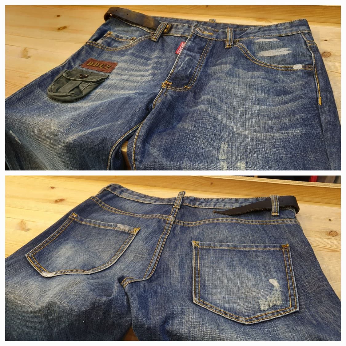 허리32/디스퀘어드2 데님팬츠 상품이미지4