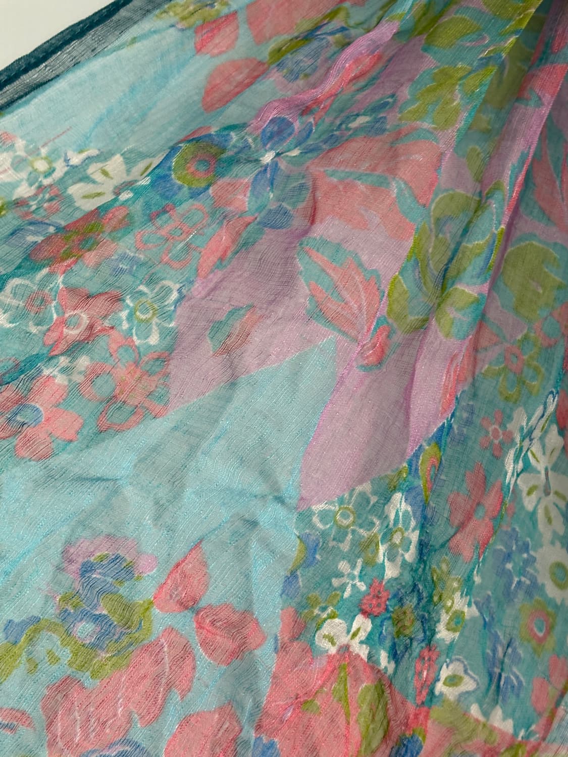 꽃패턴 빈티지스카프 상품이미지5