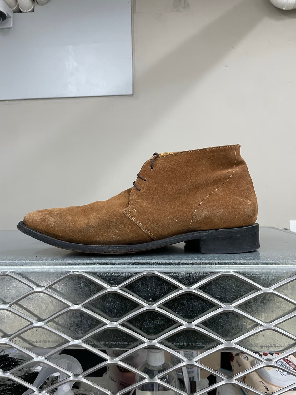 존 화이트 스웨이드 슈즈 9 상품이미지1