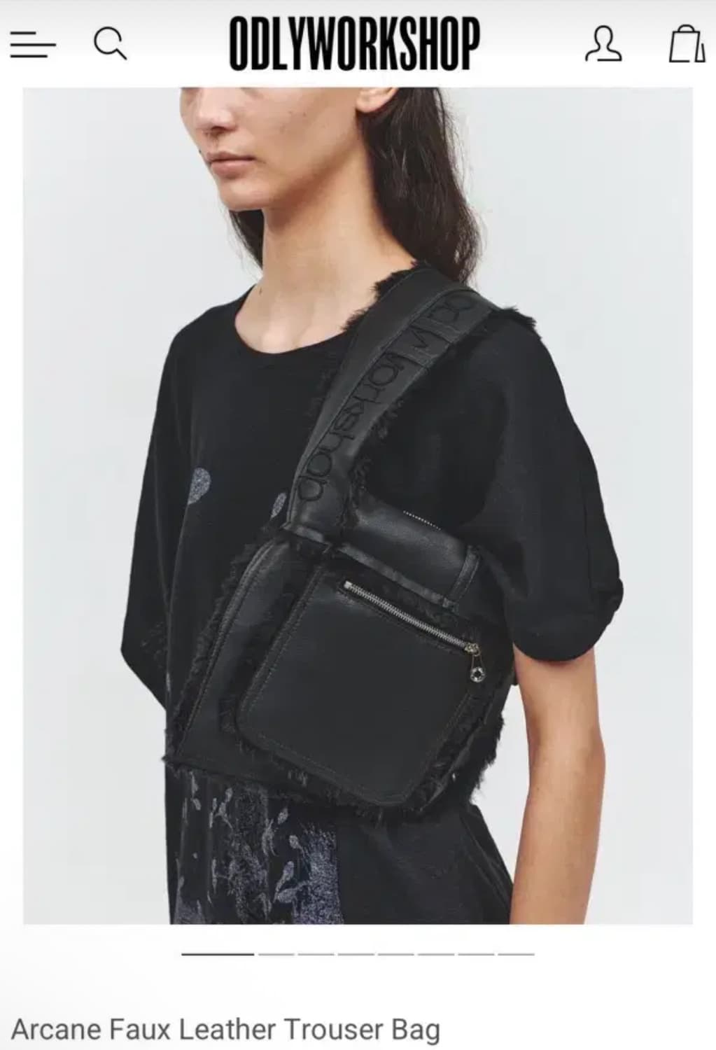 (새상품) 오들리워크샵 트라우저백 (원가:243,000원) 상품이미지8