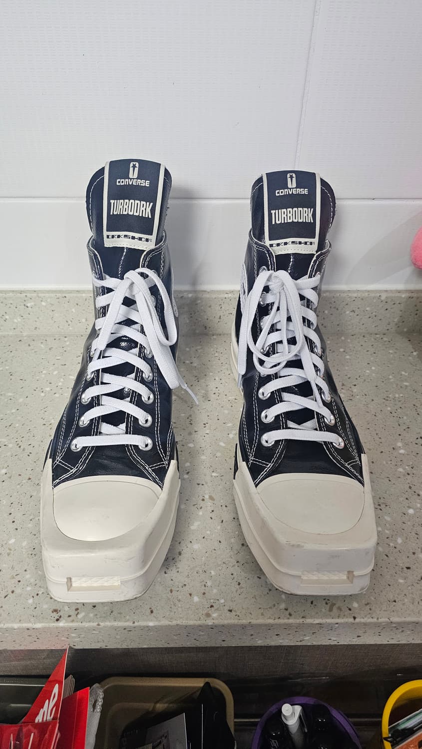 컨버스 터보다크 척 70 하이 다크쉐도우 블랙 래커 데님 270 상품이미지1