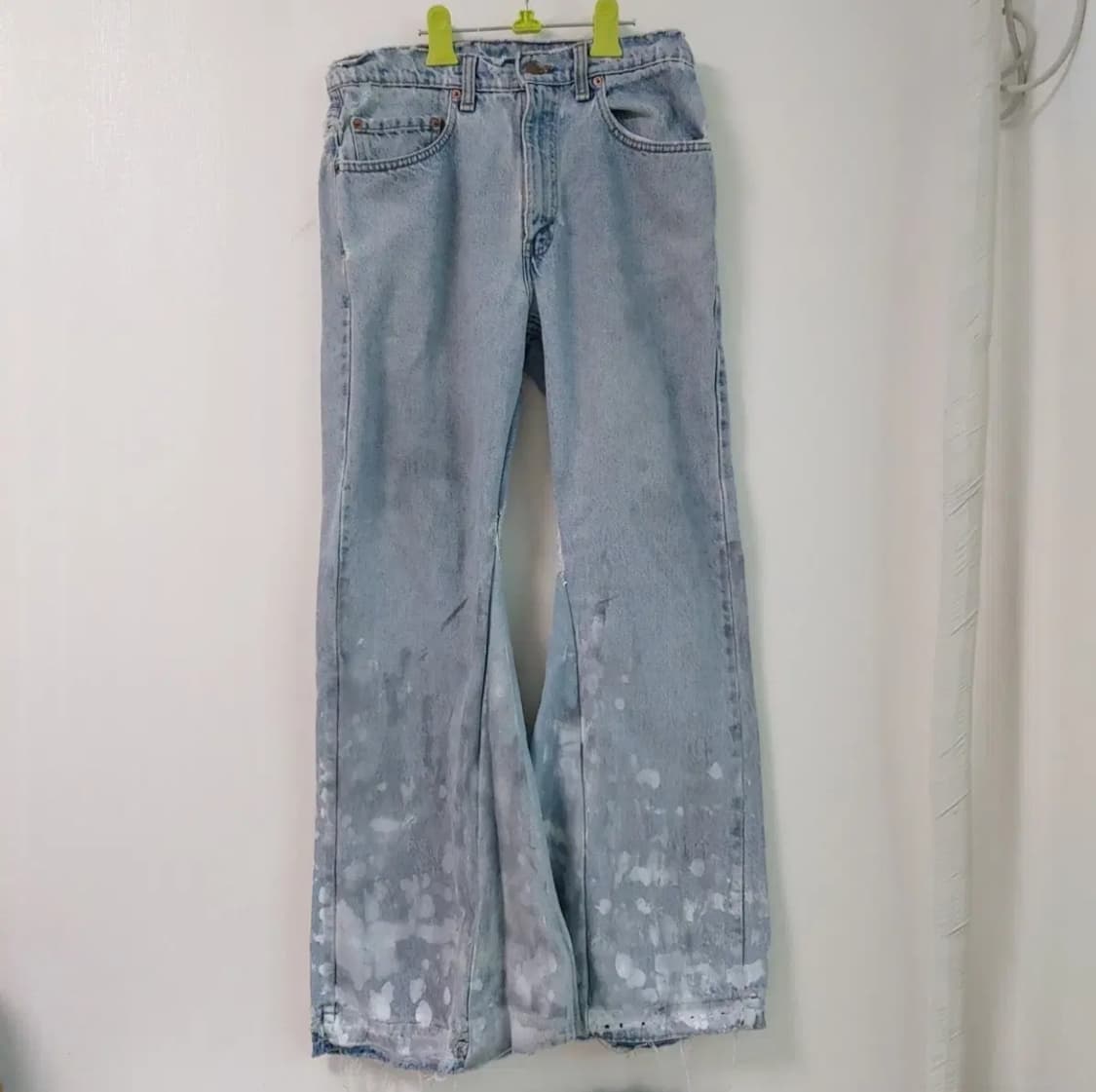 빈티지 리바이스 505 벨바텀 디스트레스드 상품이미지1