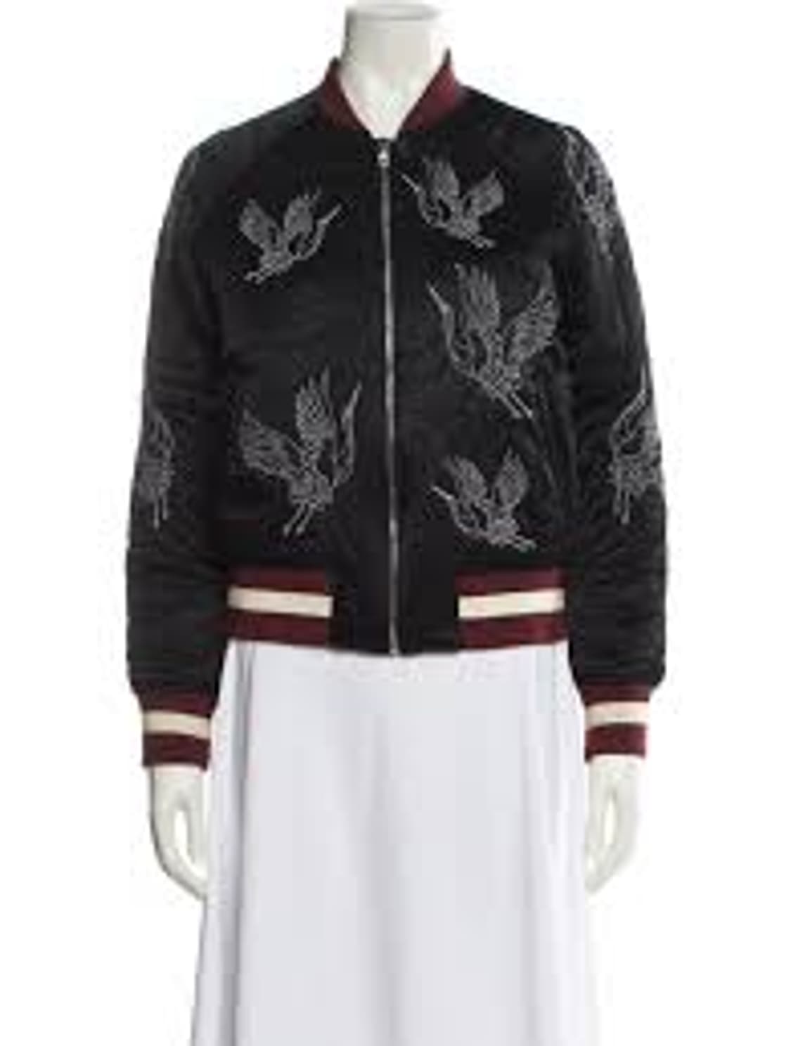 산드로 SANDRO  보겔 자수 퀄팅 봄버 자켓 1사이즈 상품이미지2