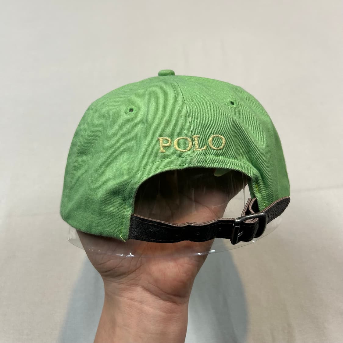 폴로 랄프로렌 빅포니 볼캡 모자 가죽스트랩 정품 상품이미지4