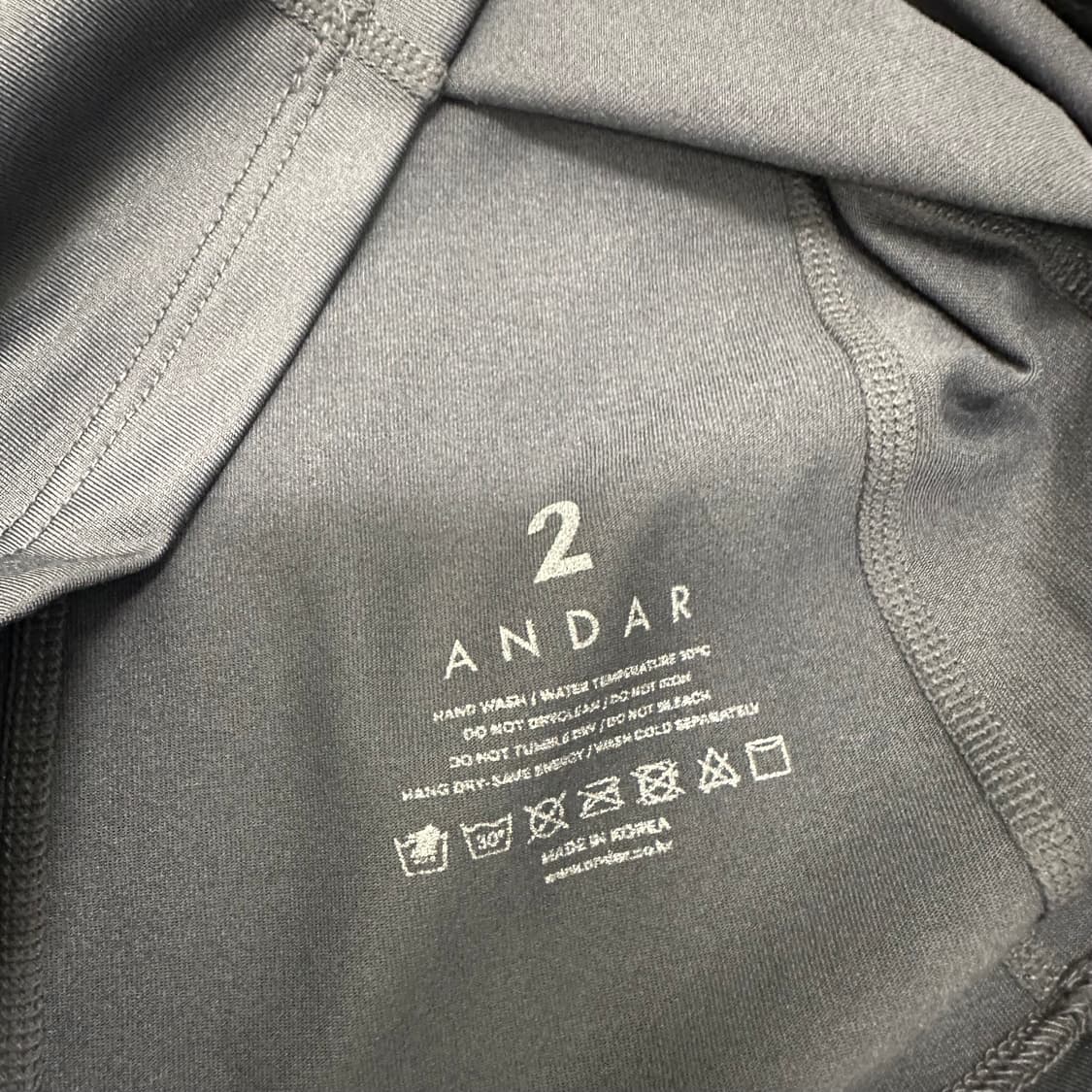 [새상품] andar 안다르 여성 요가복 필라테스 민소매 2 상품이미지4