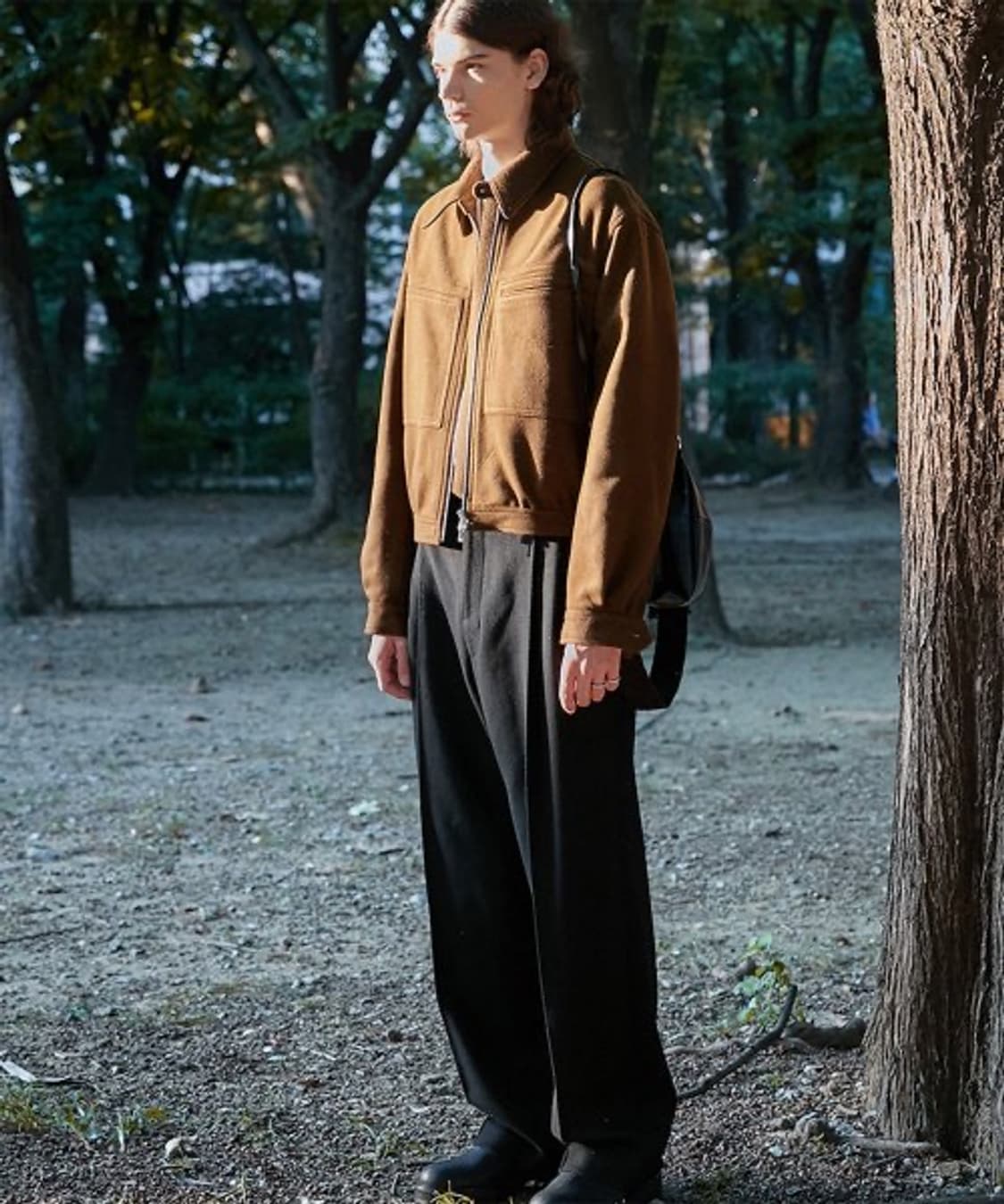 알렌느 3d 울자켓 브라운 1사이즈 상품이미지2