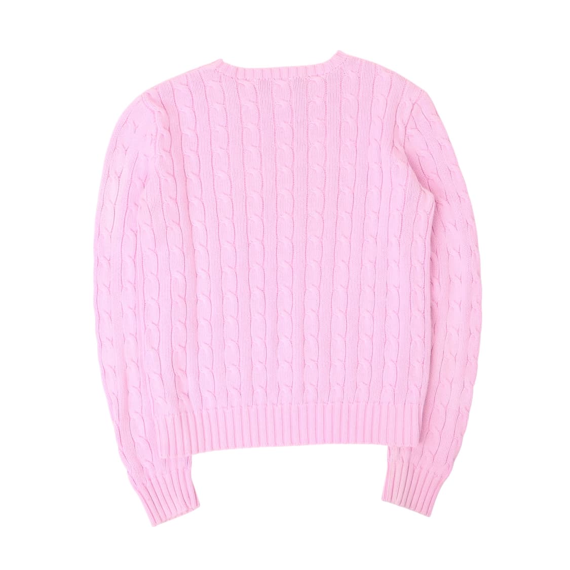 폴로 랄프로렌 라이트 핑크 케이블 니트 상품이미지5