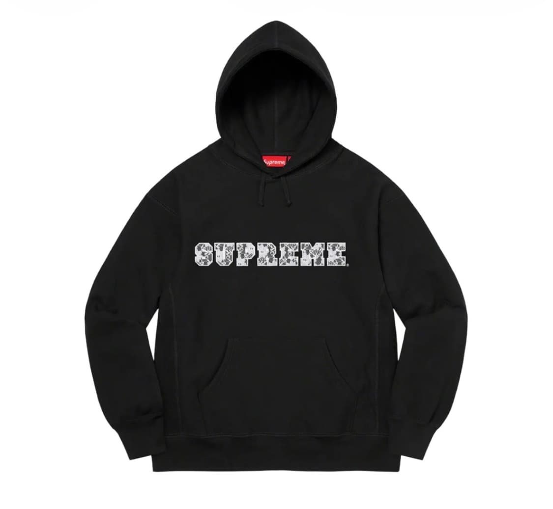 슈프림 레이스 후드 스웨트셔츠 블랙 M 상품이미지1