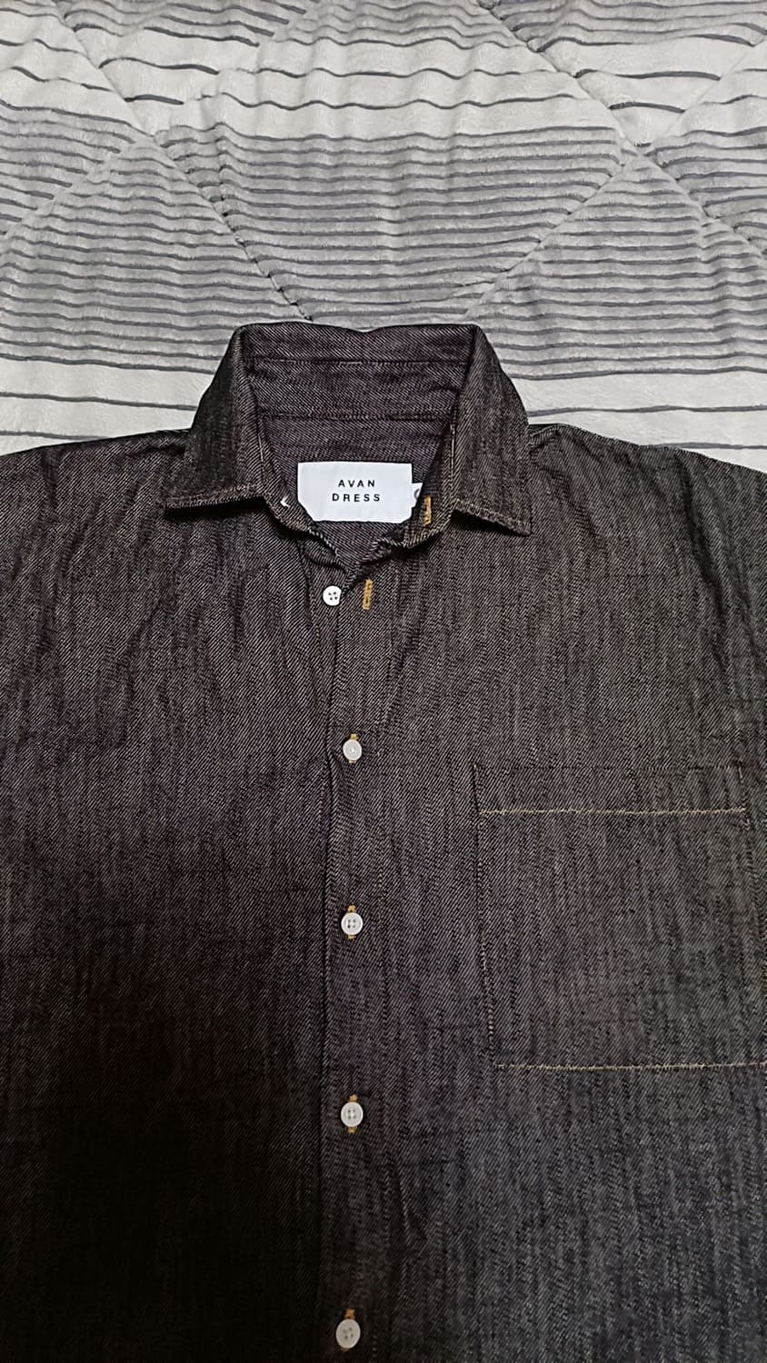 어반드레스 오버핏 반팔데님남방 가슴69 기장77 상품이미지2