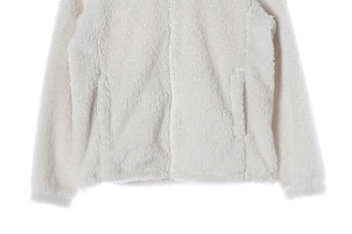 노스페이스 화이트 플리스 후드집업 M 상품이미지4