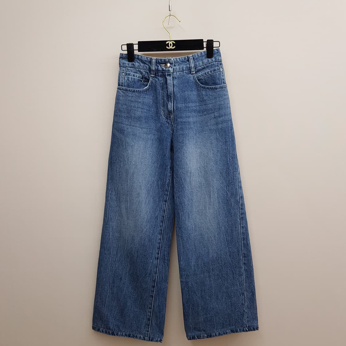 한섬 sjsj 2024 백밴딩 와이드 팬츠 61-90사이즈 상품이미지2