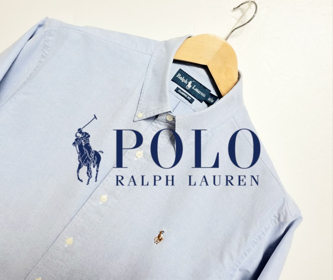 남성 폴로 랄프로렌 POLO 멀티포니 단색 반팔 남방 셔츠 상품이미지2