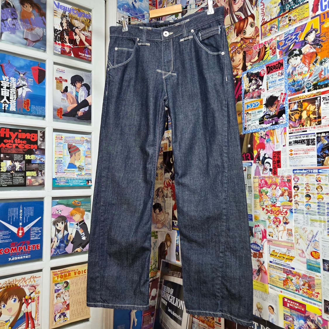 빈티지 생지 스티치 포켓 데님 팬츠 상품이미지5