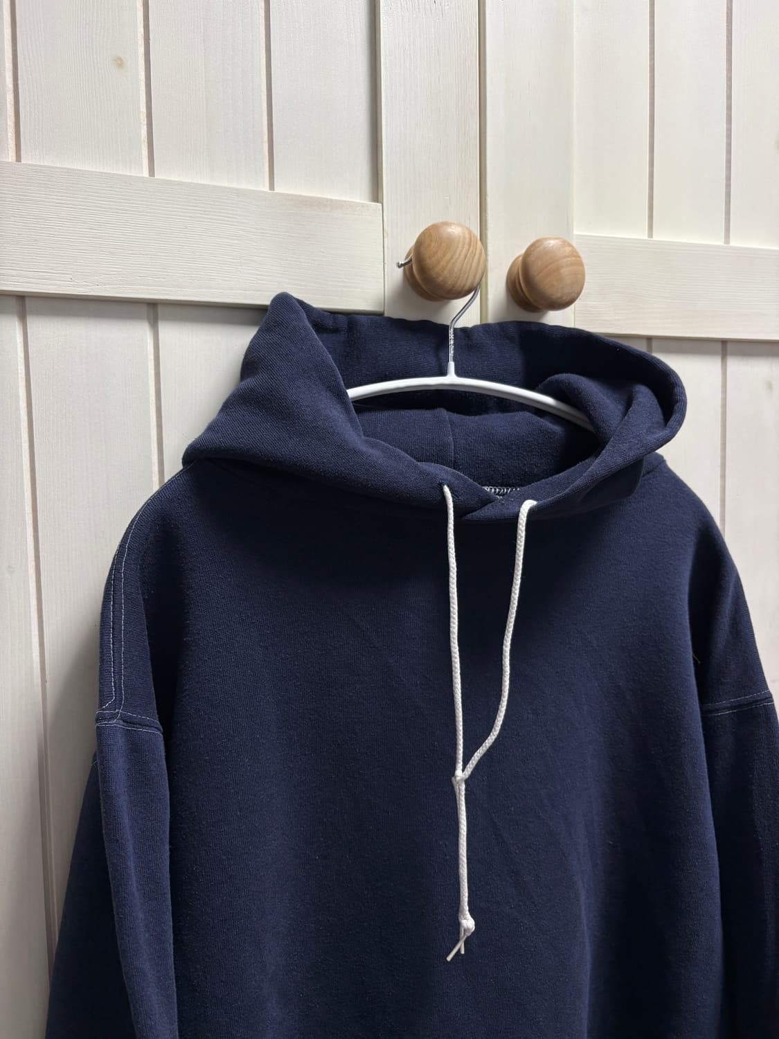 미제 usa 80s 러셀 후디 후드 네이비 L 라지사이즈 상품이미지2