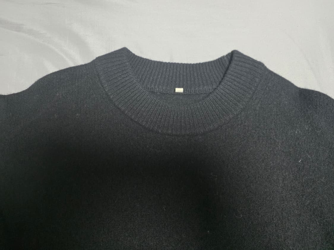 무지라보 컴프레스드 울 하이넥 니트 XL 상품이미지2