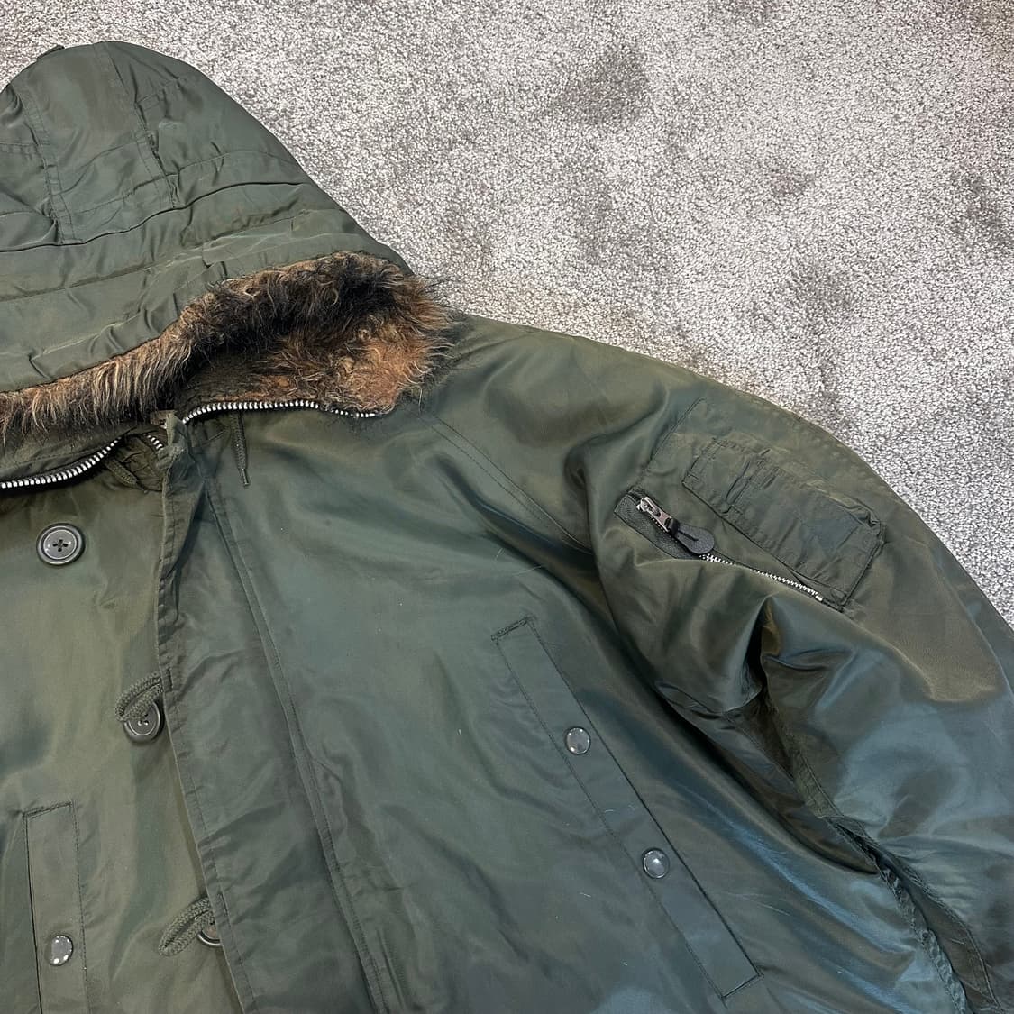 빈티지 네오식스 N-3B 플라잉 오리지널 파카L 상품이미지7