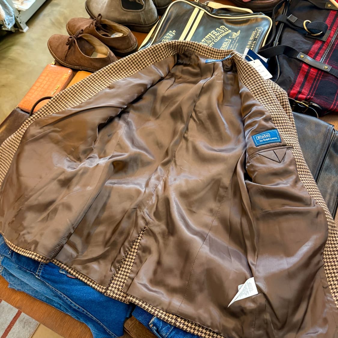 폴로 하운즈투스 패턴 싱글 브레스티드 블레이저 우먼 4사이즈 상품이미지5