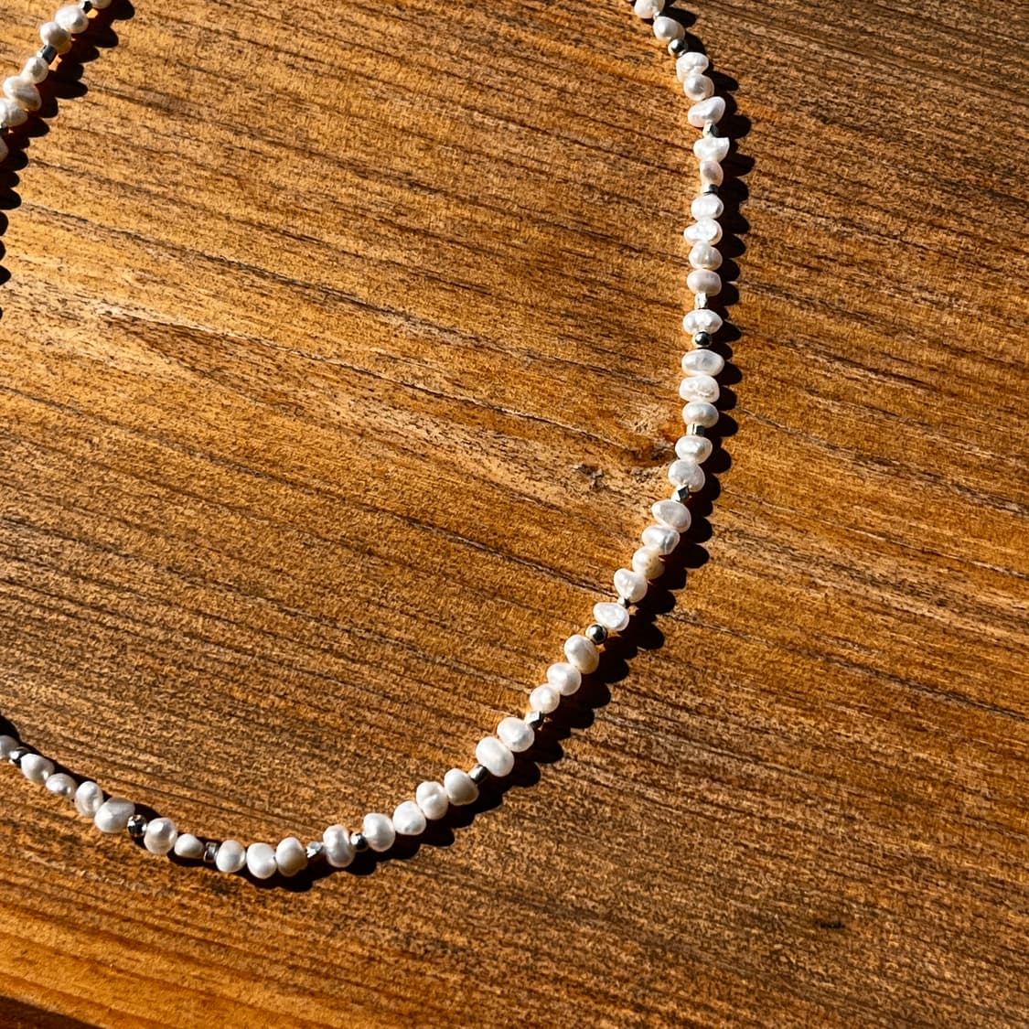 실버 진주 비즈 네크리스 목걸이 인디언주얼리 네이티브아메리칸 상품이미지3