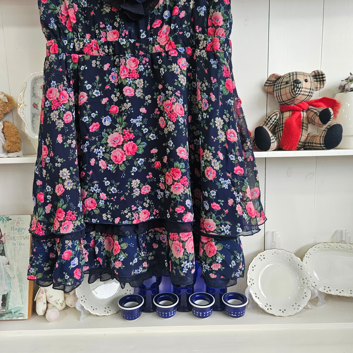 (CECIL McBEE) 플라워 쉬폰 원피스 상품이미지4