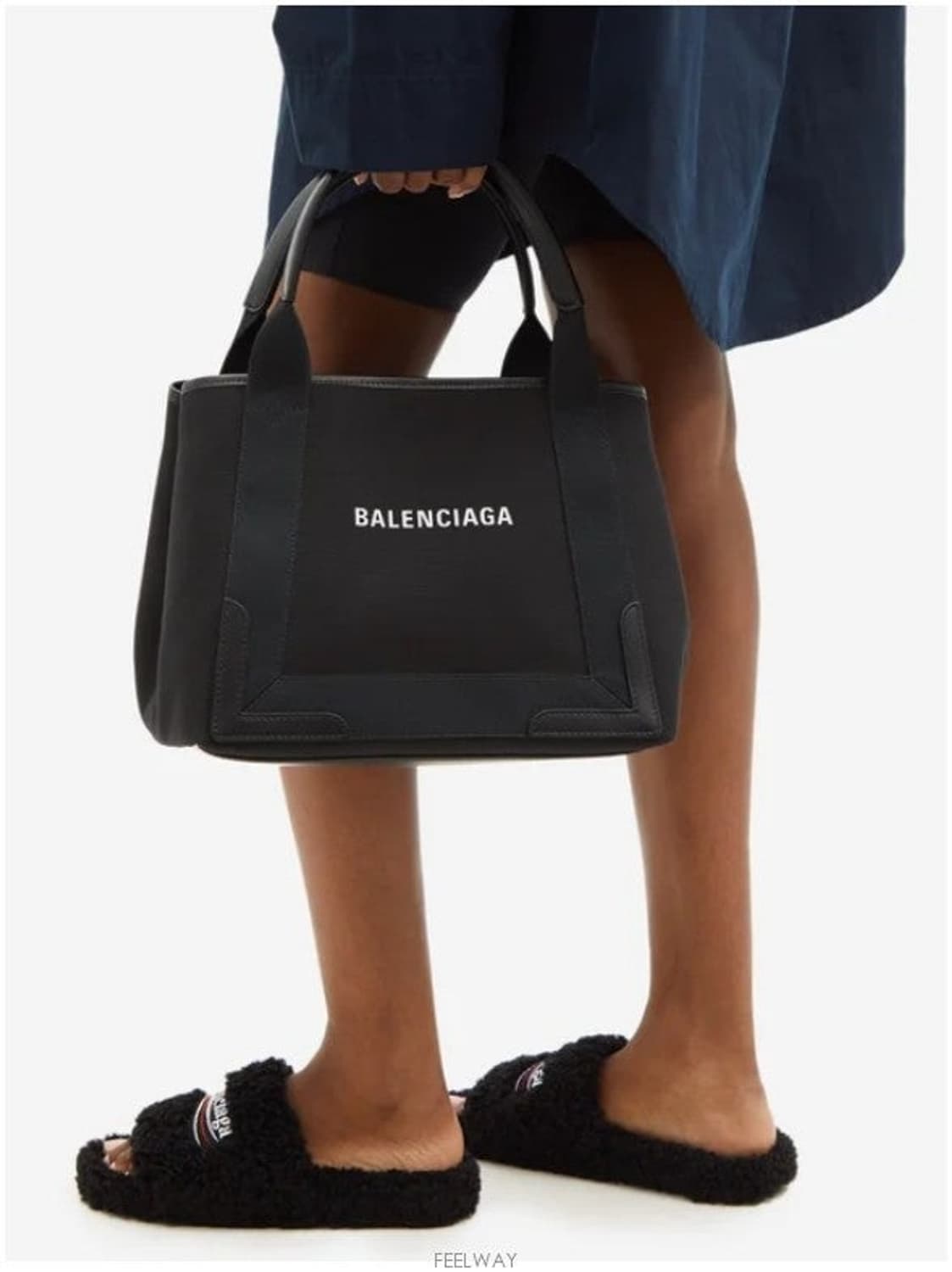 BALENCIAGA 발렌시아가 정품 카바스 스몰 토트백 숄더백 캔버스백 상품이미지10