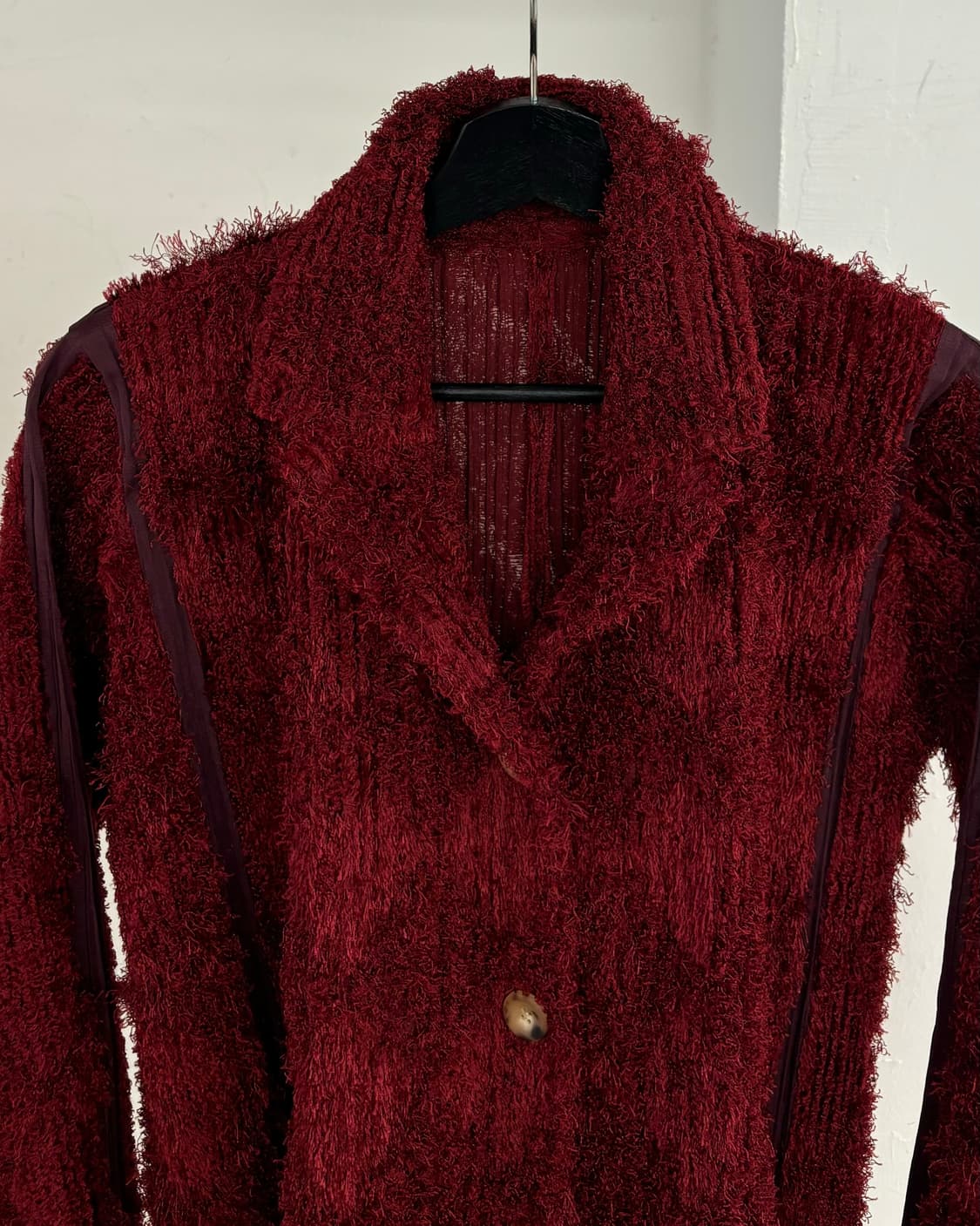 플리츠 플리즈 레드 자켓 상품이미지2