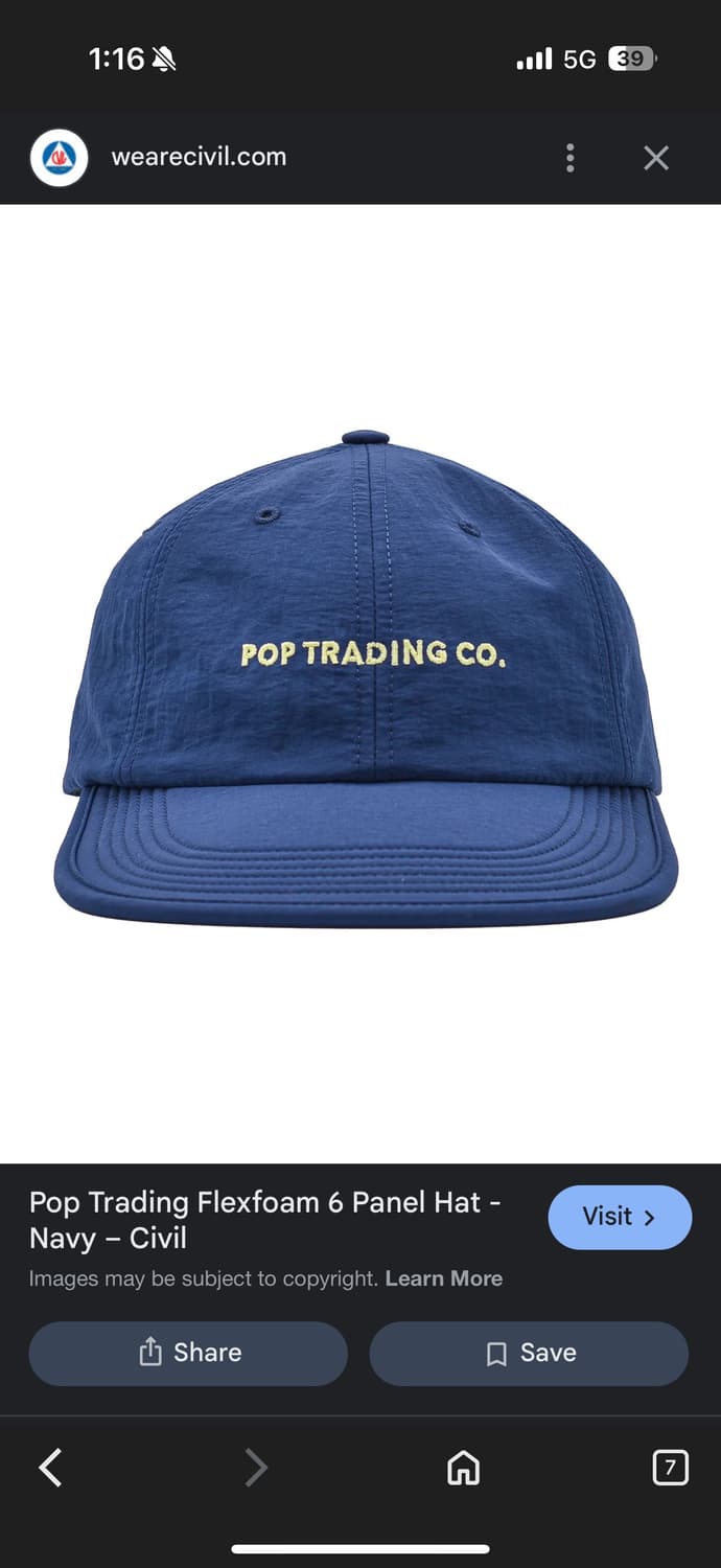 팝트레이딩컴퍼니 모자 구매합니다 상품이미지1