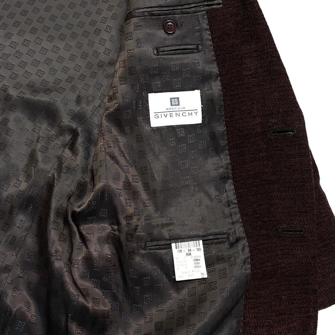 지방시 빈티지 울 자켓 상품이미지7