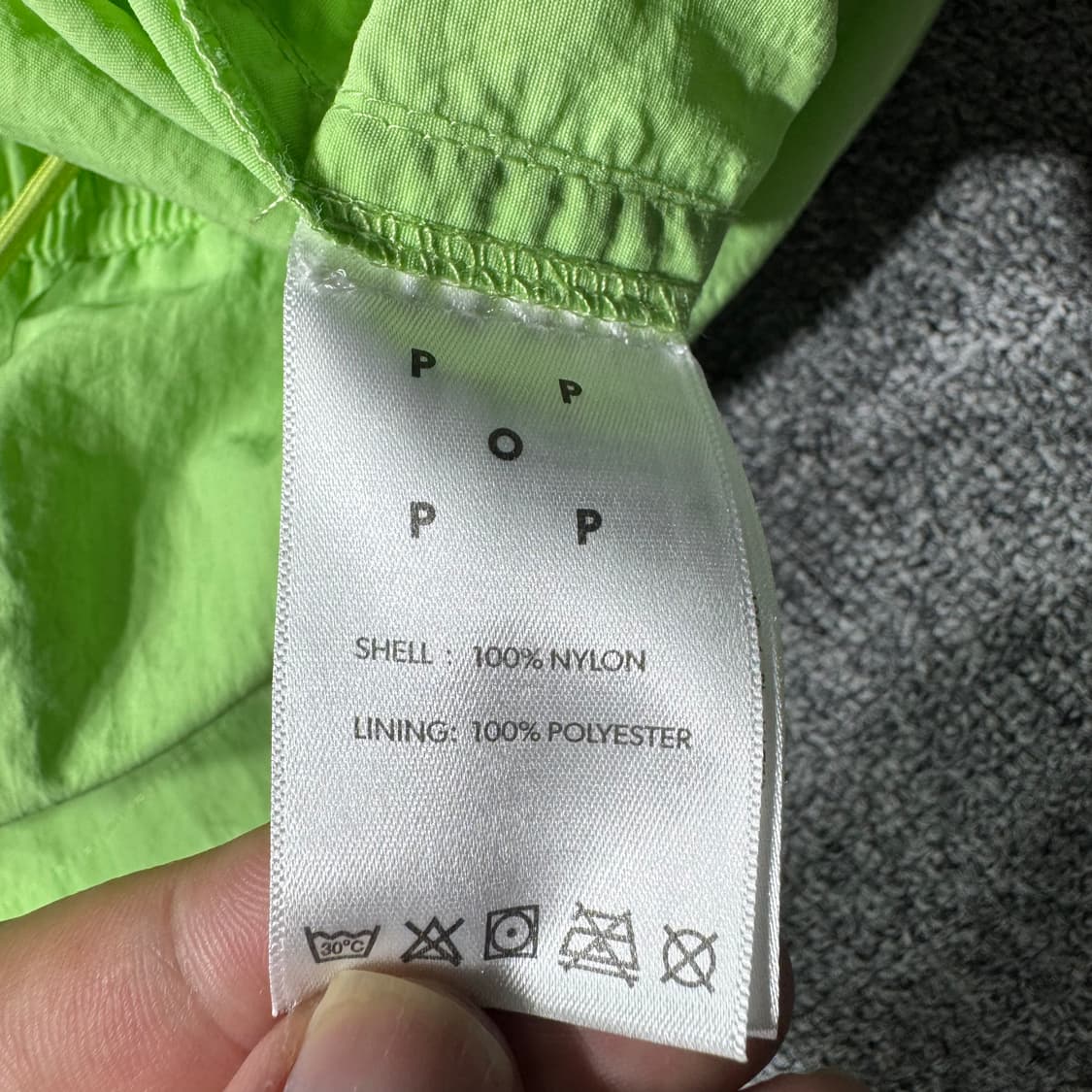 POPTRADINGCOMPANY나일론쇼츠그린(15-42/OLD-7522) 상품이미지4