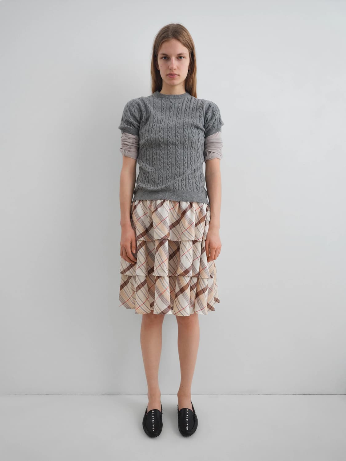 (S,M,L) 기마구아스 RINA 케이블 울 니트 상품이미지5