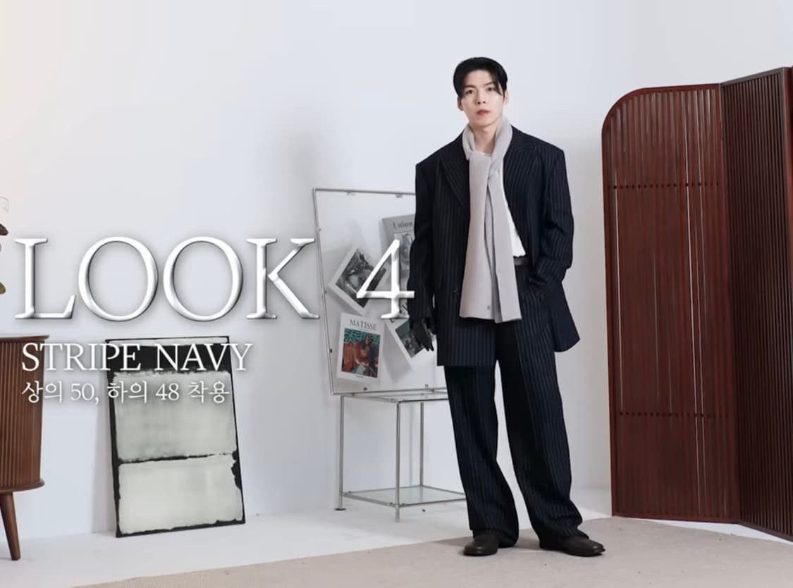 노이어 kkst 오버핏 더블 브레스트 자켓 셋업 상품이미지2