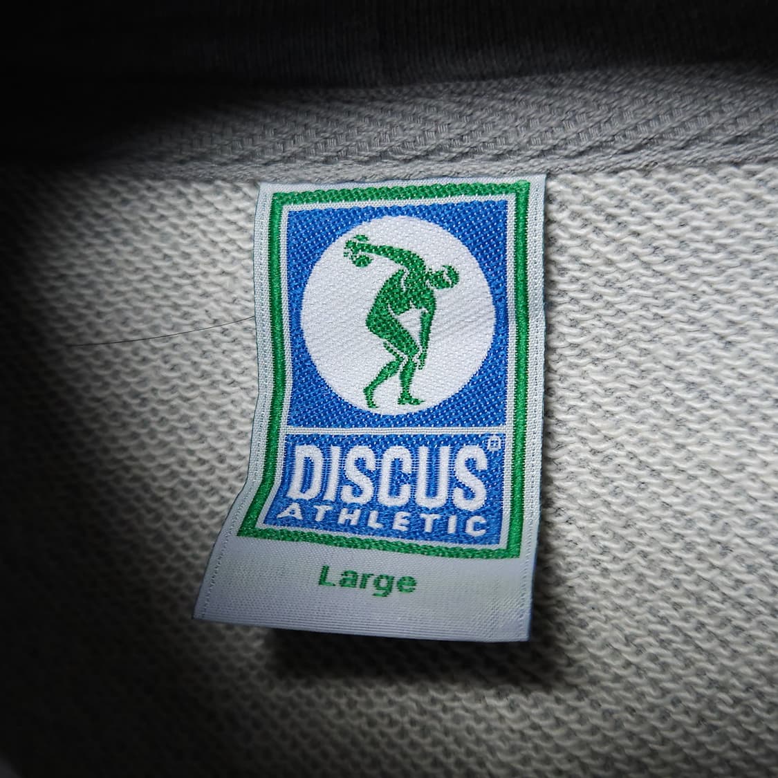 L ) 디스커스 애슬레틱 후드티 그레이  상품이미지3