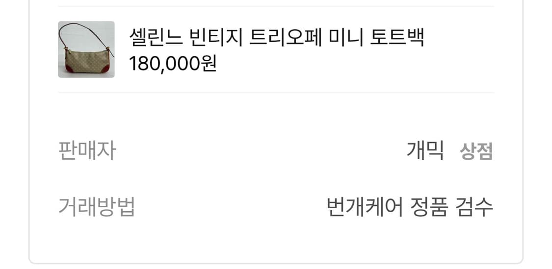 셀린느 빈티지 토트백 상품이미지5