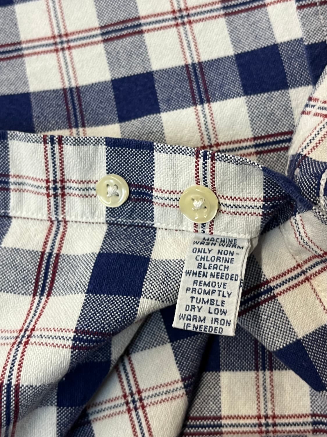 폴로 랄프로렌 체크 셔츠 네이비 L #csz1927 상품이미지5