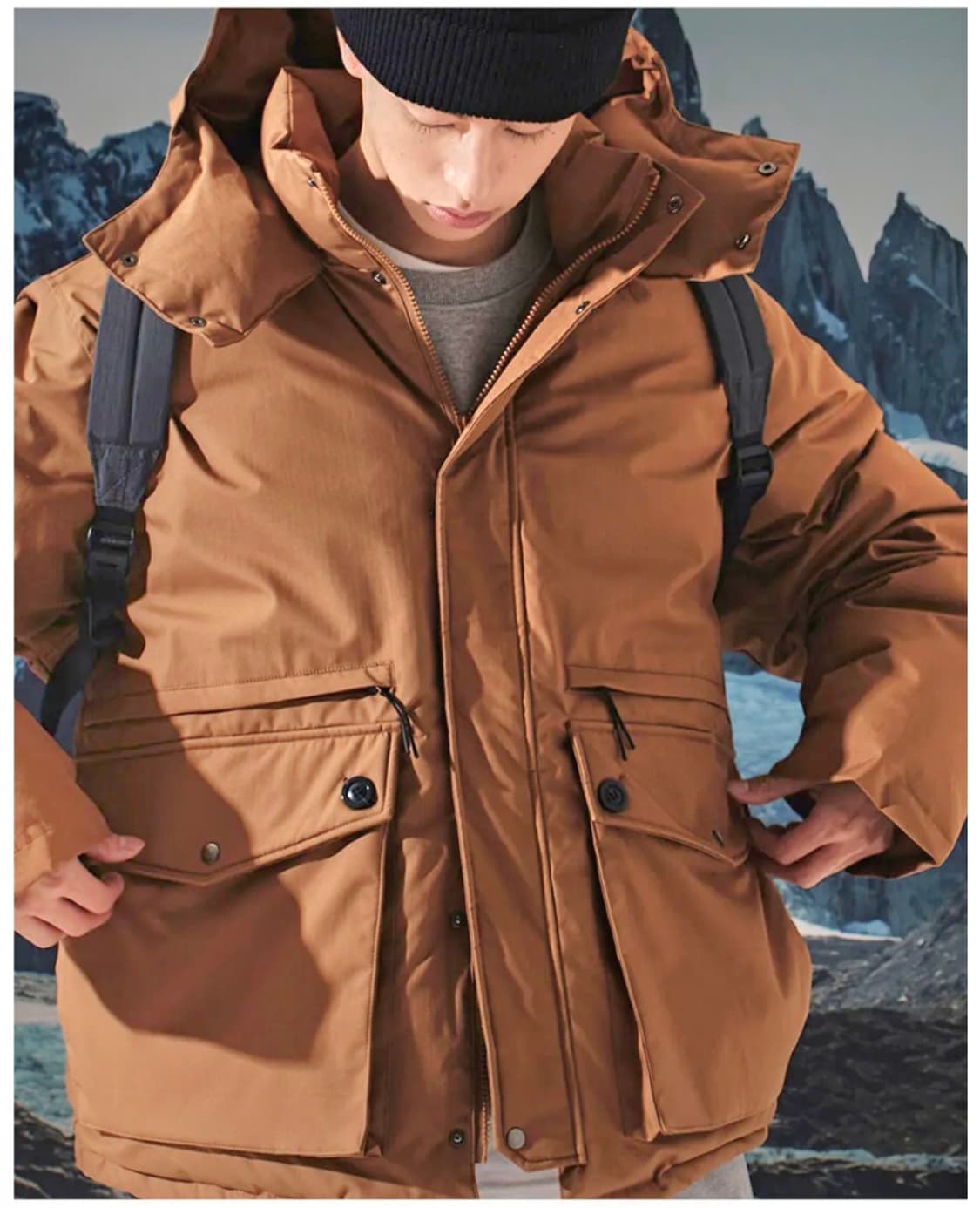 유니폼브릿지 쉘 다운파카 L 상품이미지8