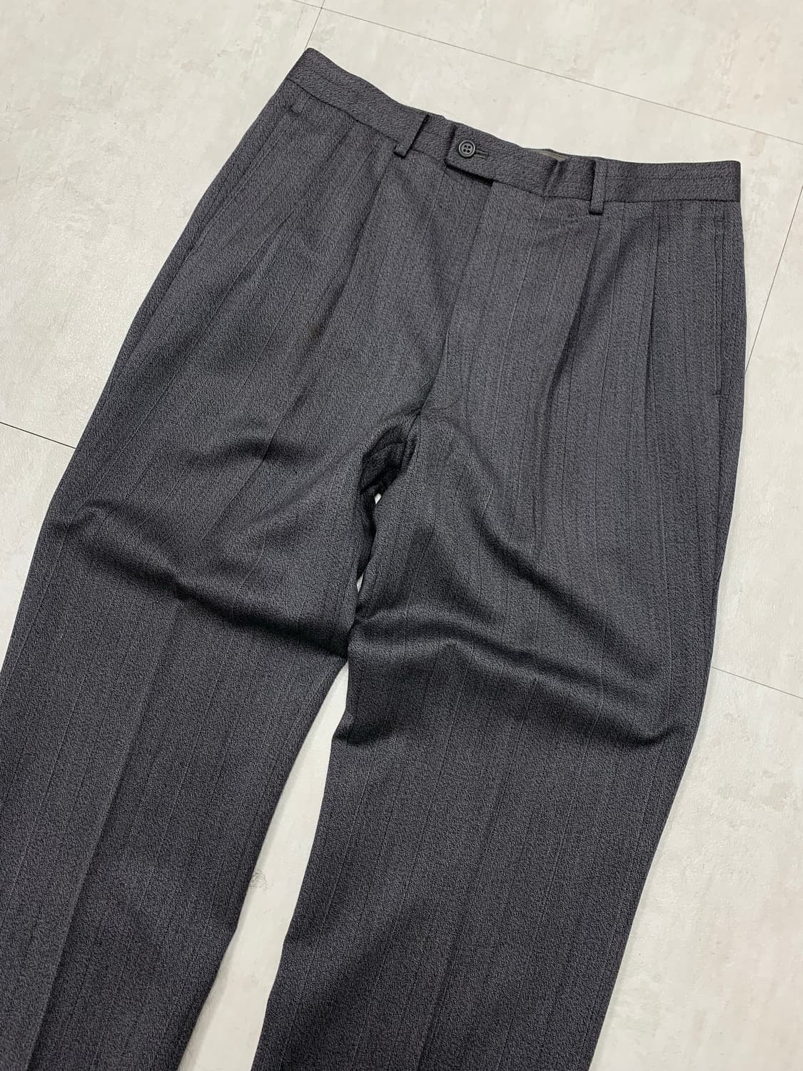 Lanvin 그레이 스트라이프 슬랙스 #530 상품이미지2