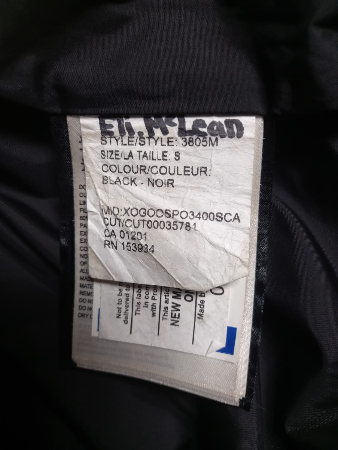 캐나다구스 패딩 블랙 S(실용95) 상품이미지5