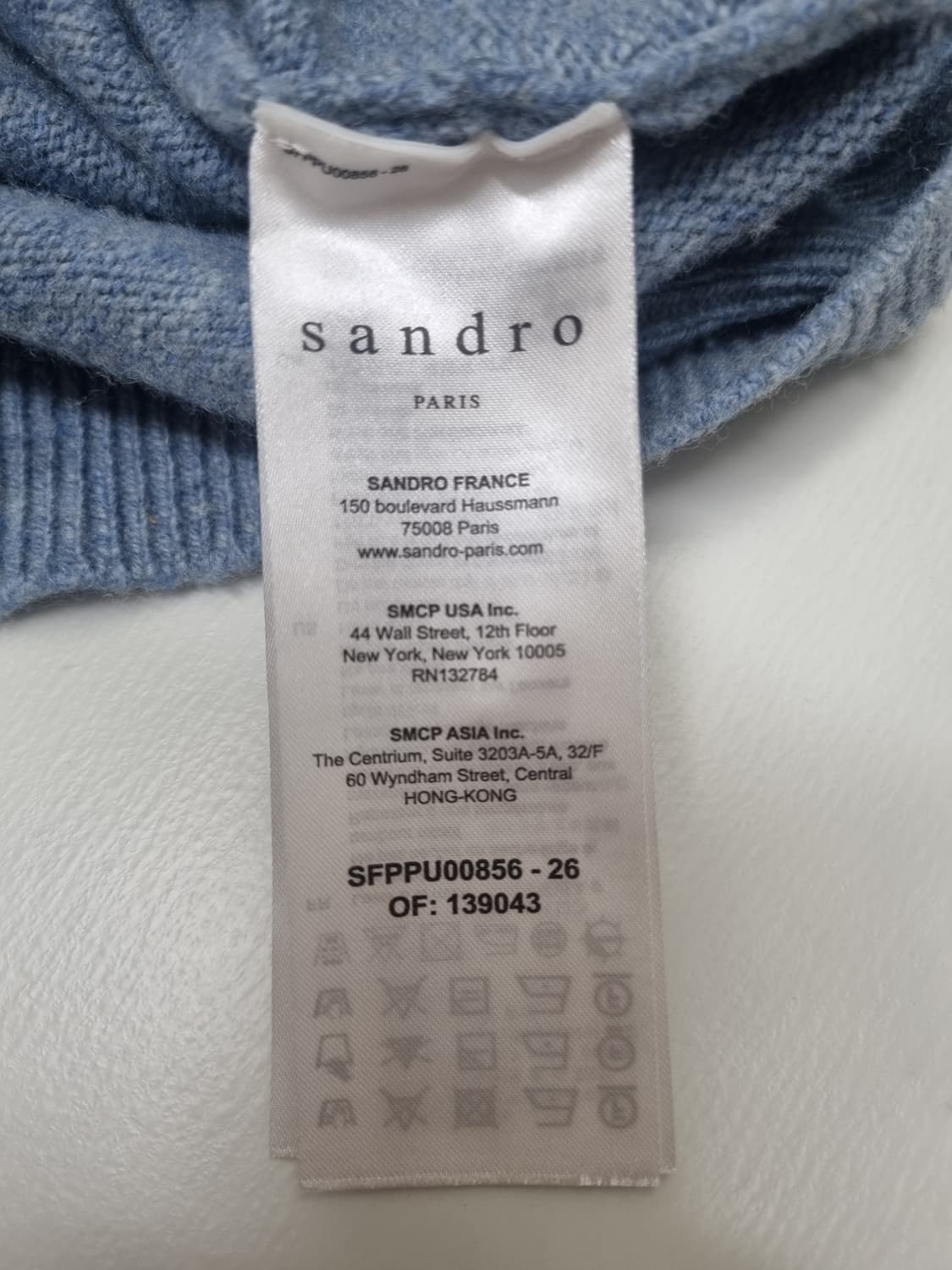 Sandro 산드로 브이넥 S 패치 울 니트 55 상품이미지6