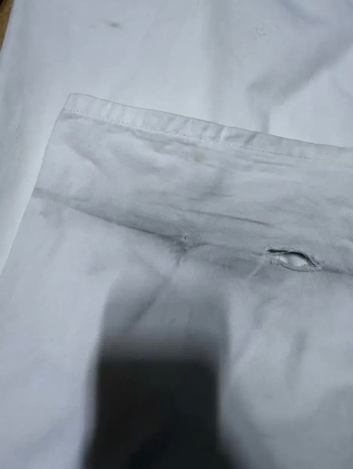 비에스래빗 미드90 배기 코튼 팬츠 아이보리 상품이미지8