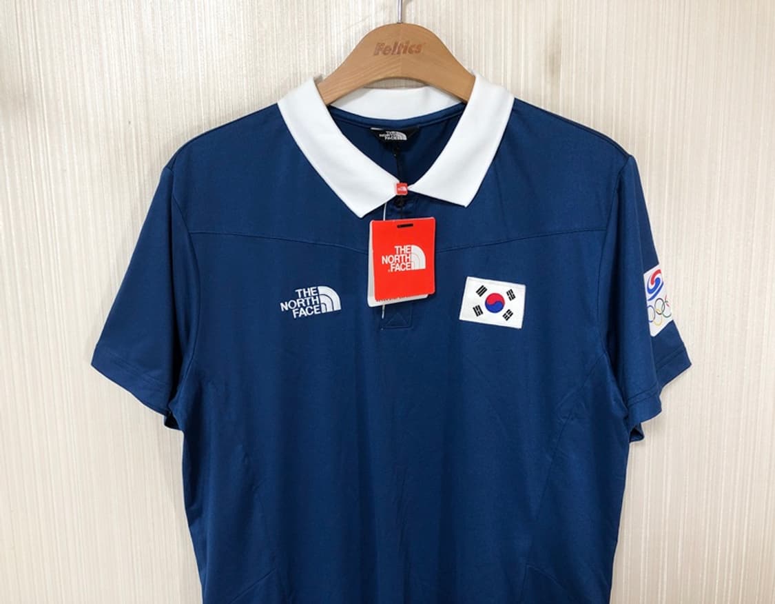 노스페이스국대 팀코리아 폴로티셔츠 L(100) 상품이미지2
