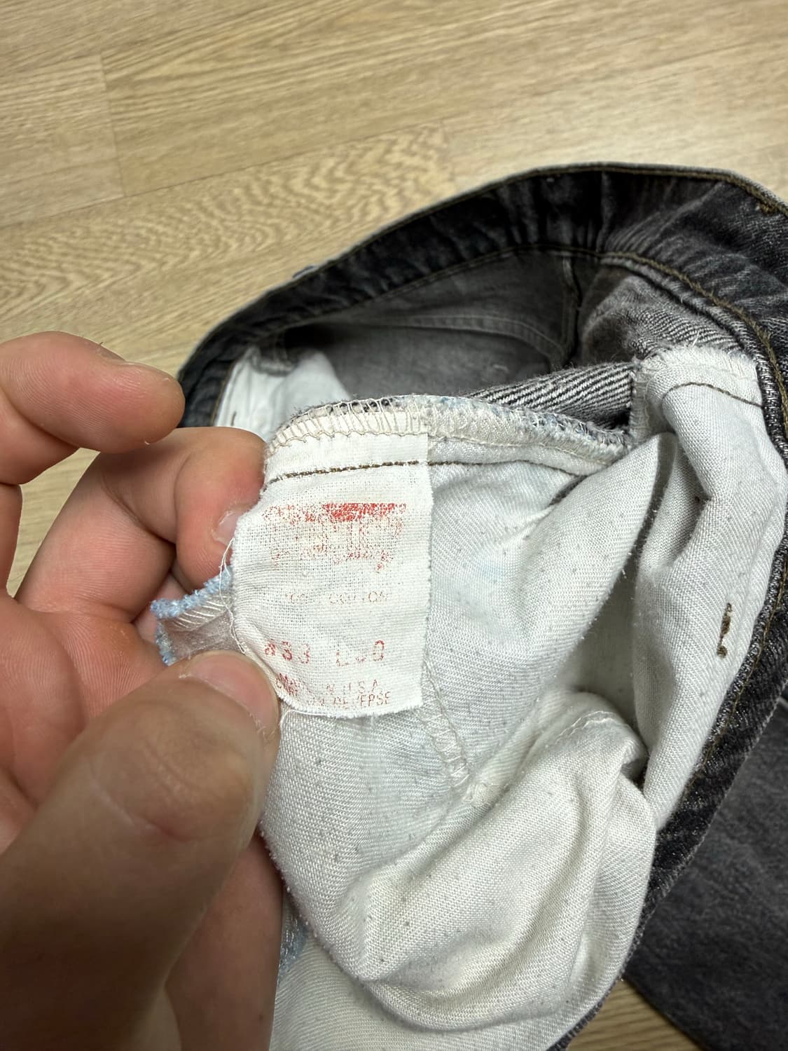 90s 미제 리바이스 505 오렌지탭 33x30 상품이미지3