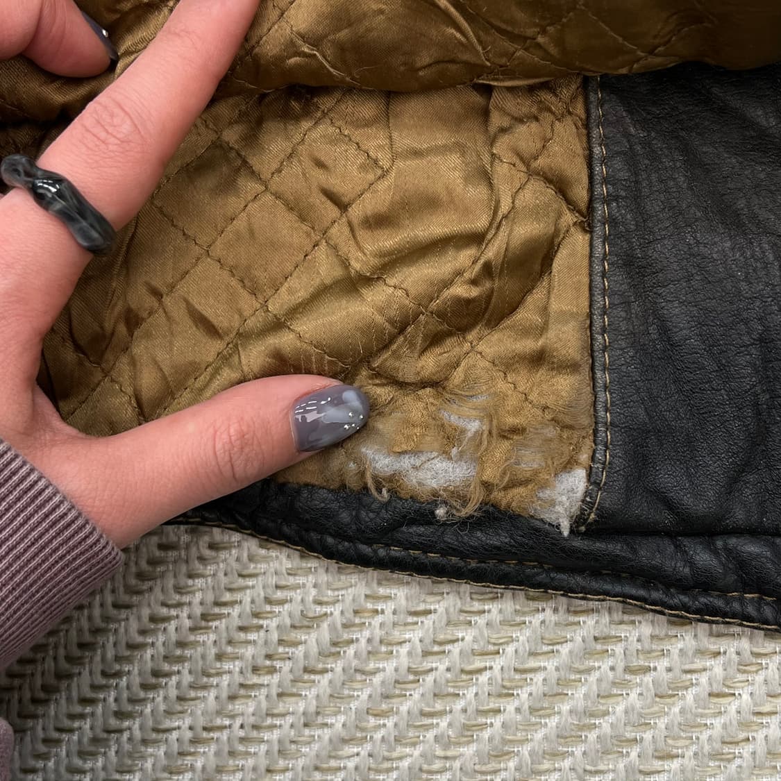 앤드류마크 리얼 하드레더 자켓 r2847 상품이미지5