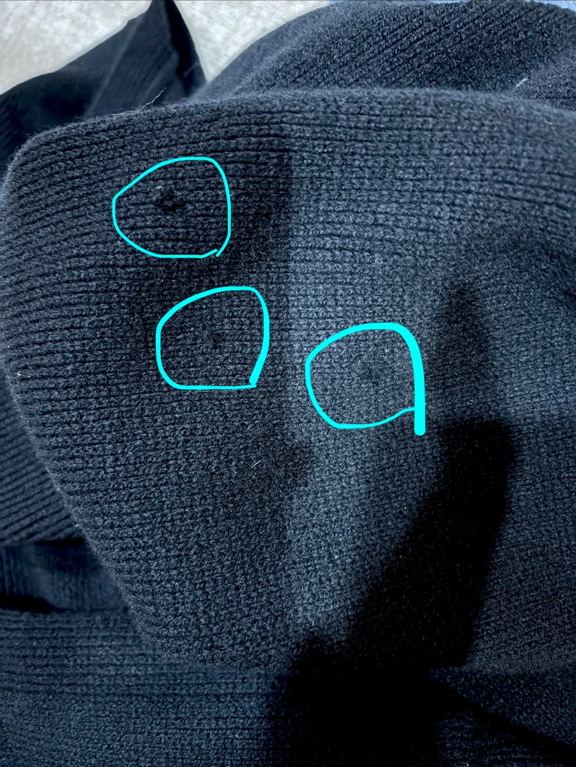 메종키츠네 그레이폭스 울가디건 M 상품이미지5