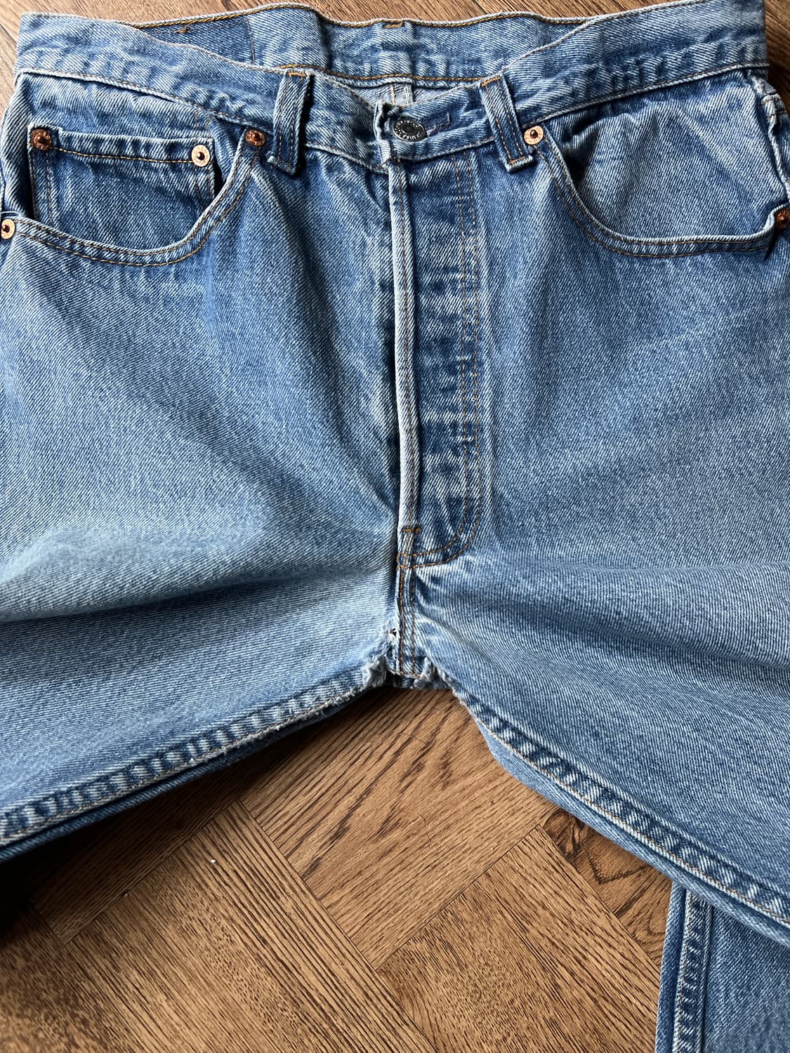 [33]80's 리바이스 501XX USA Made 데님 팬츠 S24 상품이미지4