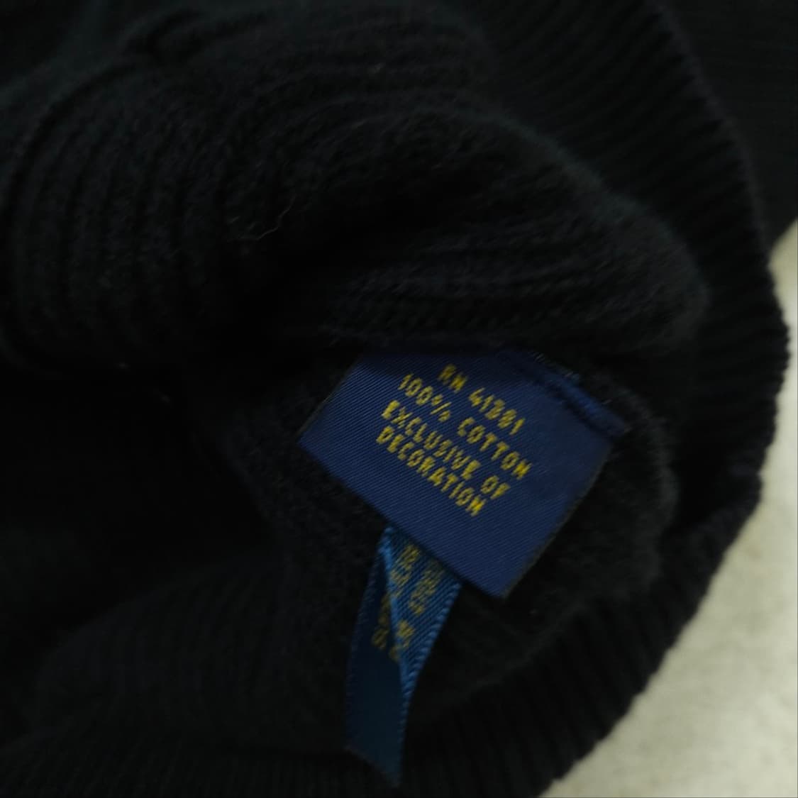 폴로 랄프 로렌 신형 니트 집업 S 블랙 상품이미지6