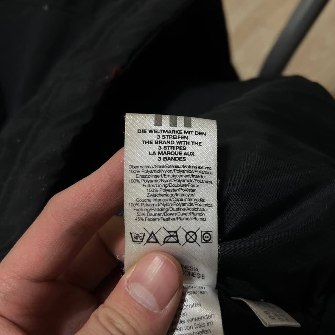 아디다스 덕다운 후드 패딩 점퍼 [블랙] M/95 상품이미지6