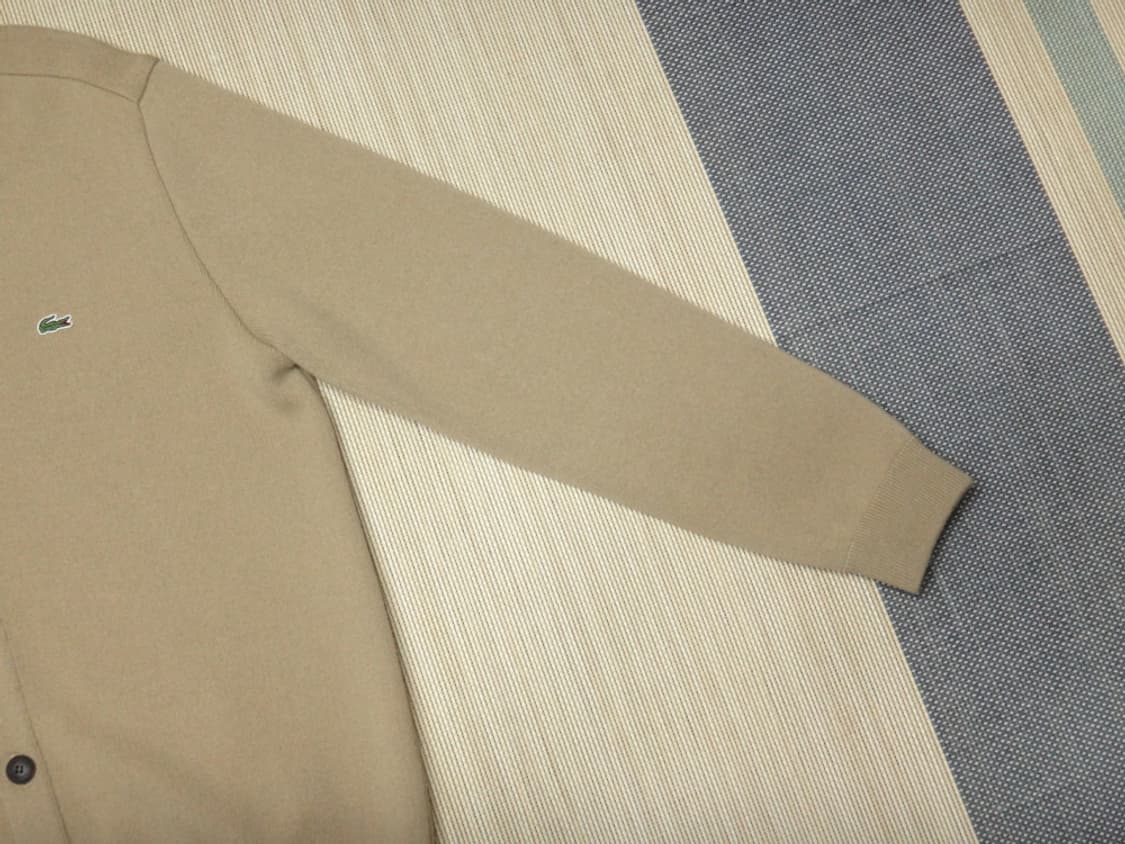(105) 라코스테 LACOSTE 남성 방모 와이넥 가디건 상품이미지5