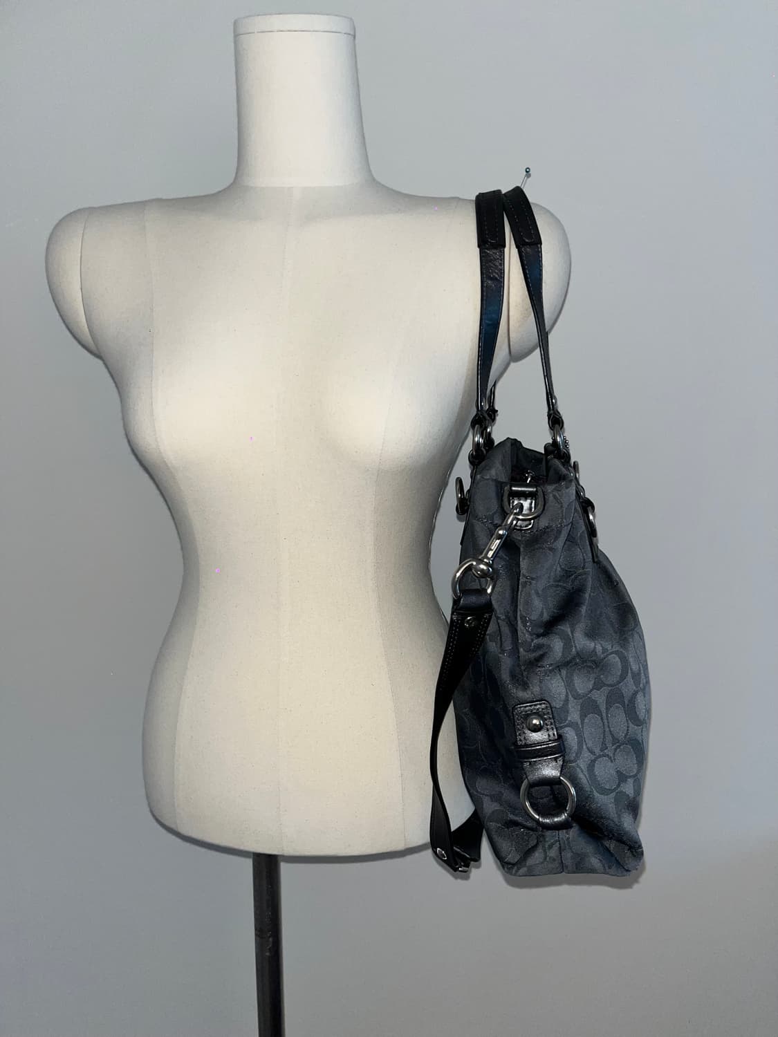 90ss COACH darkgray Shoulder bag 상품이미지4